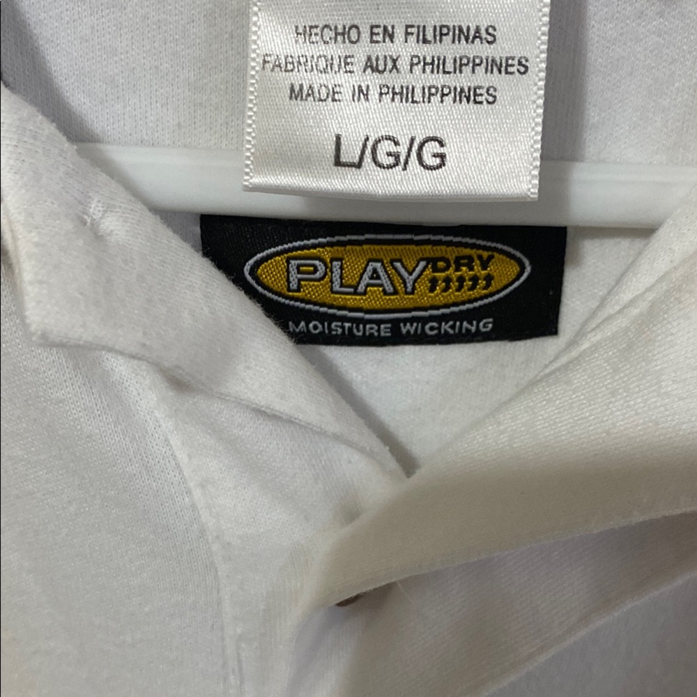 White and Black Bengals Men's Polo Shirt - Picture 6 of 7